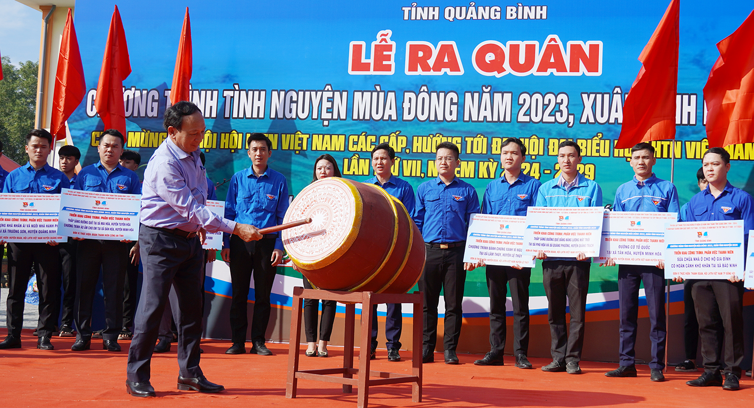 Ra quân "Tình nguyện mùa đông năm 2023, Xuân tình nguyện năm 2024"
