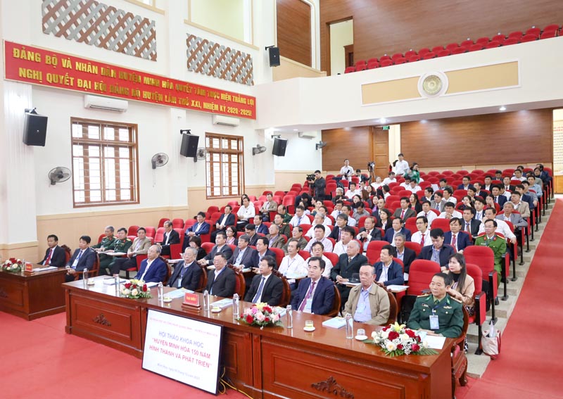 Hội thảo khoa học "Huyện Minh Hóa -150 năm hình thành và phát triển"