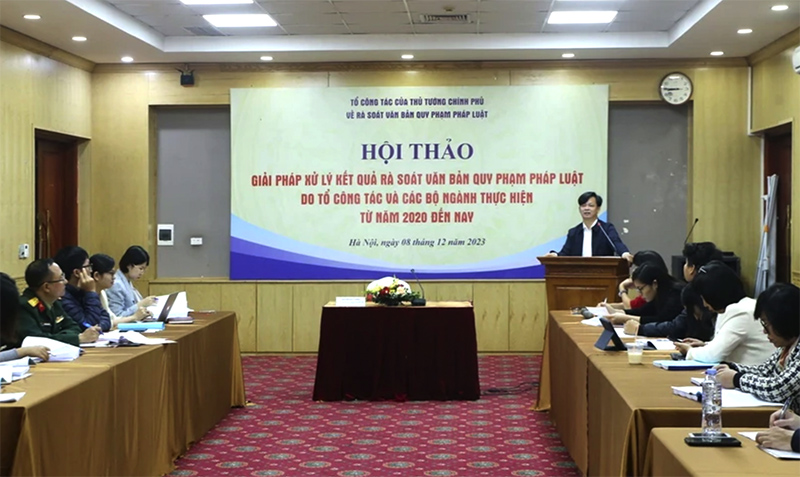 Hạn chế tối đa các quy định mâu thuẫn, chồng chéo, trái pháp luật