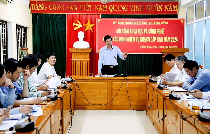 Xác định nhiệm vụ khoa học và công nghệ cấp tỉnh năm 2024