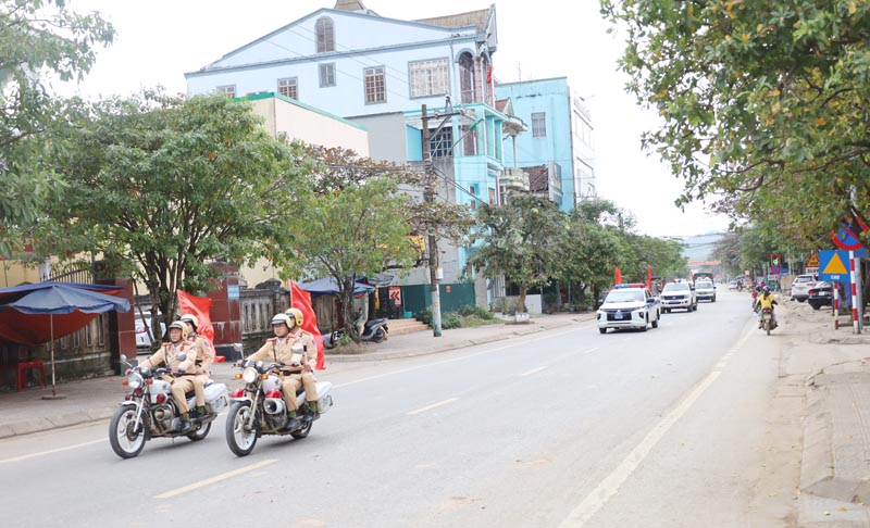 Minh Hóa: Quyết tâm bảo đảm an ninh trật tự dịp Tết Nguyên đán Giáp Thìn 2024