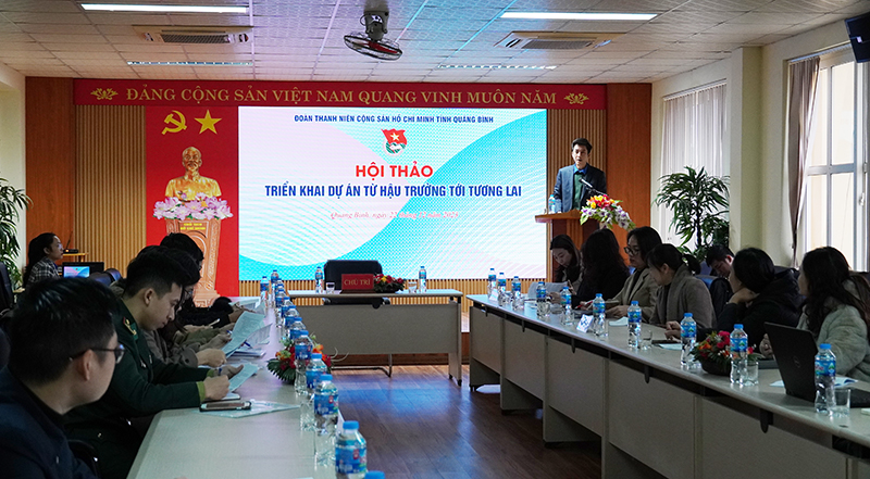 Tỉnh đoàn: Hội thảo triển khai dự án "Từ hậu trường tới tương lai"