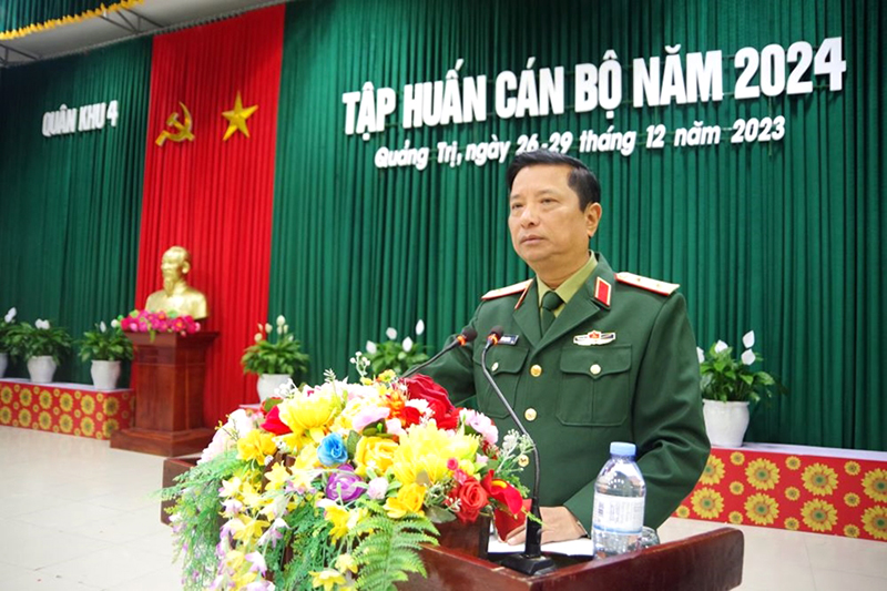 Quân khu 4: Khai mạc tập huấn cán bộ năm 2024