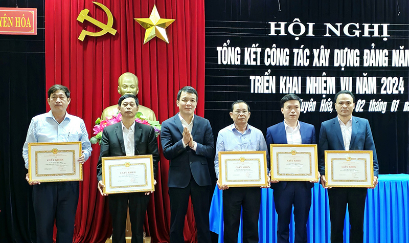 Tuyên Hóa: 20/20 chỉ tiêu kinh tế-xã hội, xây dựng Đảng đạt và vượt kế hoạch đề ra