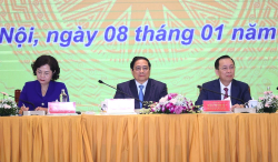 Thủ tướng Phạm Minh Chính dự hội nghị tổng kết ngành Ngân hàng