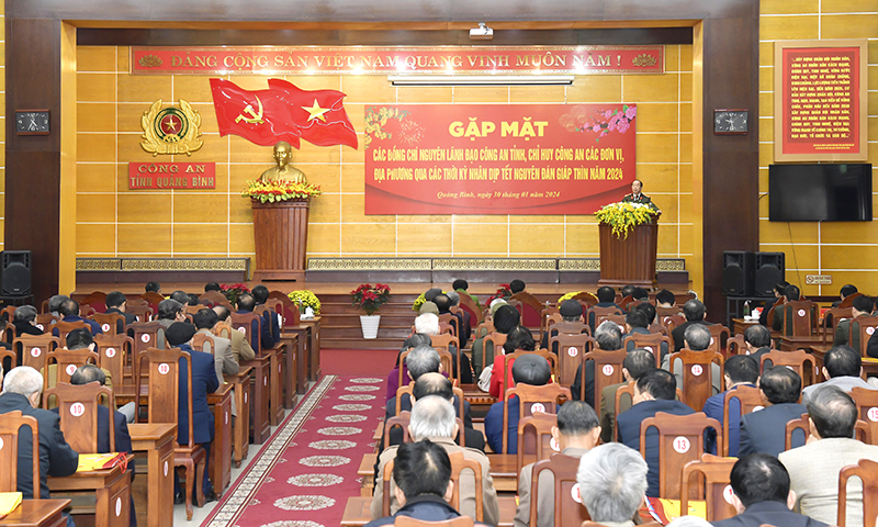 Gặp mặt nguyên lãnh đạo Công an qua các thời kỳ nhân dịp Tết Nguyên đán