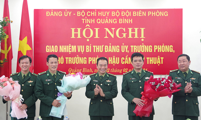 Đảng ủy-Bộ Chỉ huy Bộ đội Biên phòng tỉnh: Giao nhiệm vụ Bí thư Đảng ủy, Trưởng phòng, Phó trưởng phòng Hậu cần-Kỹ thuật
