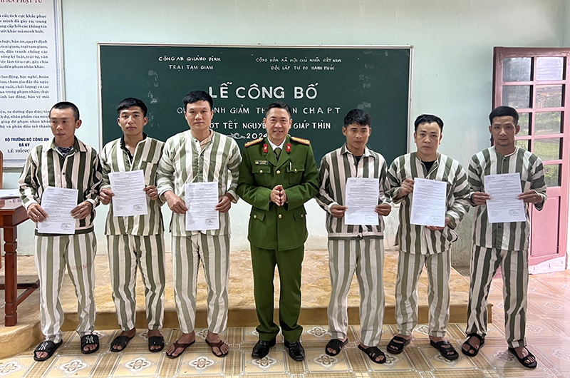 Công bố giảm án đợt Tết Nguyên đán Giáp Thìn 2024