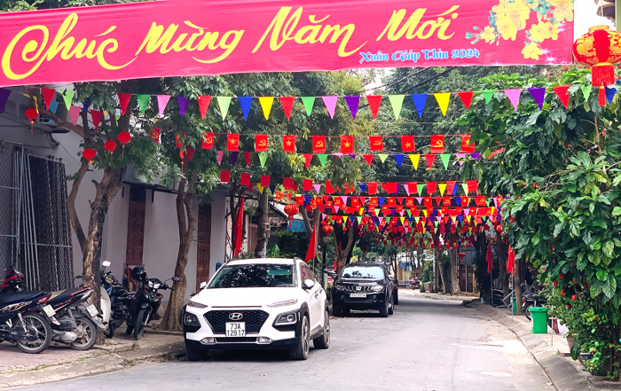 TP. Đồng Hới: Rực rỡ những cung đường đón Tết
