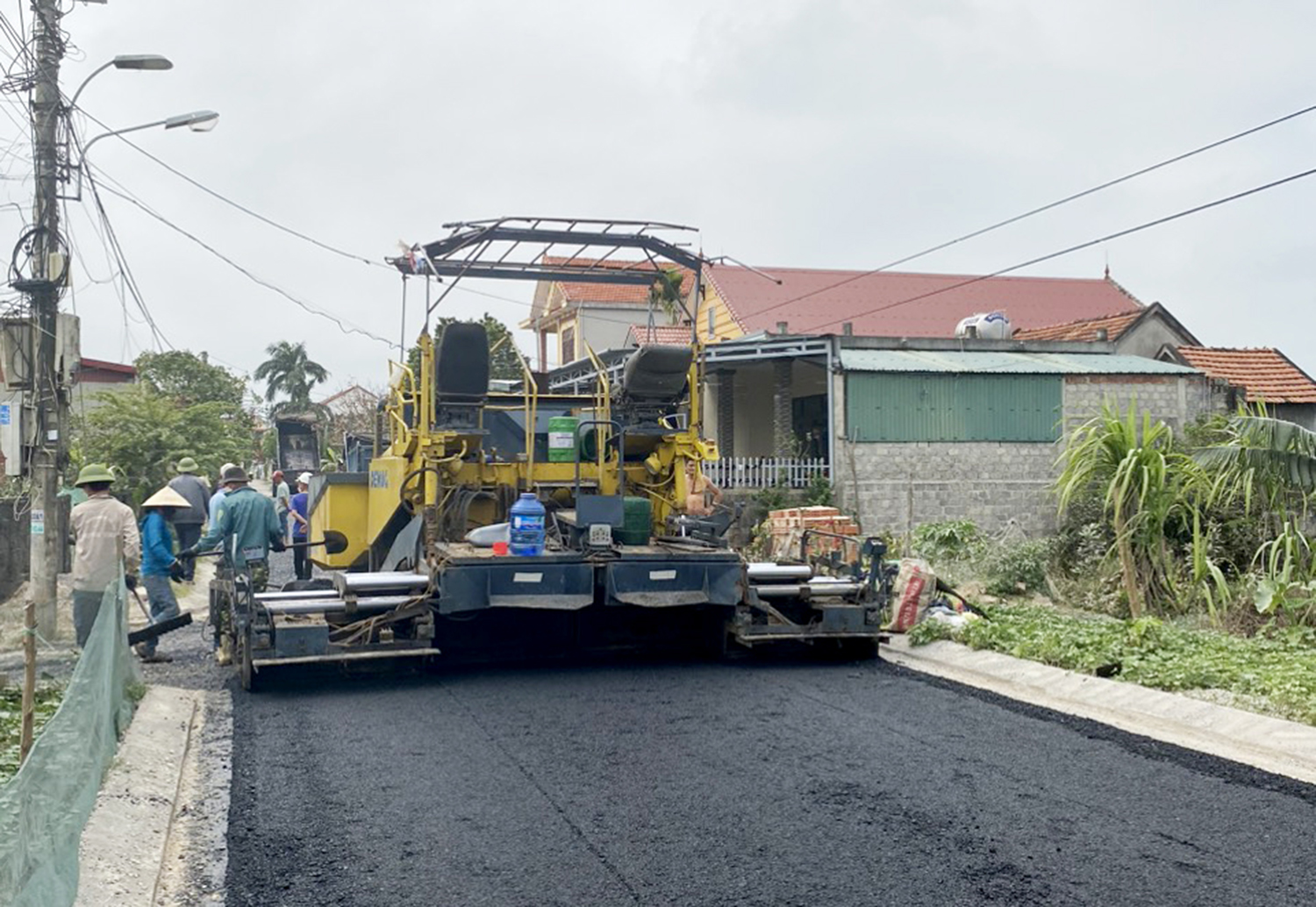 Người dân xã Trung Trạch đón nhận tin vui cận kề Tết