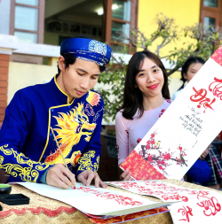 "Cho chữ" ngày xuân