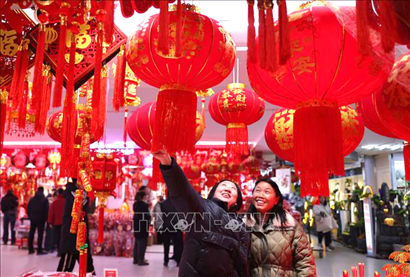 Người dân Trung Quốc tưng bừng đón Tết Nguyên đán
