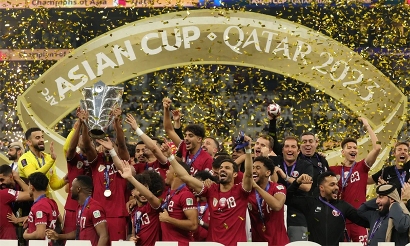 Afif lập hat-trick từ chấm 11m giúp Qatar bảo vệ ngôi vương Asian Cup