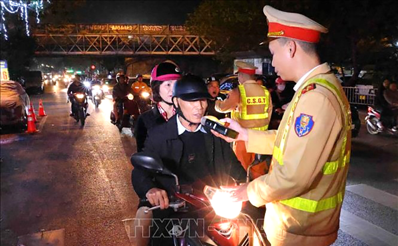 Kỳ nghỉ Tết 2024, hơn 29.000 trường hợp vi phạm về nồng độ cồn bị xử lý