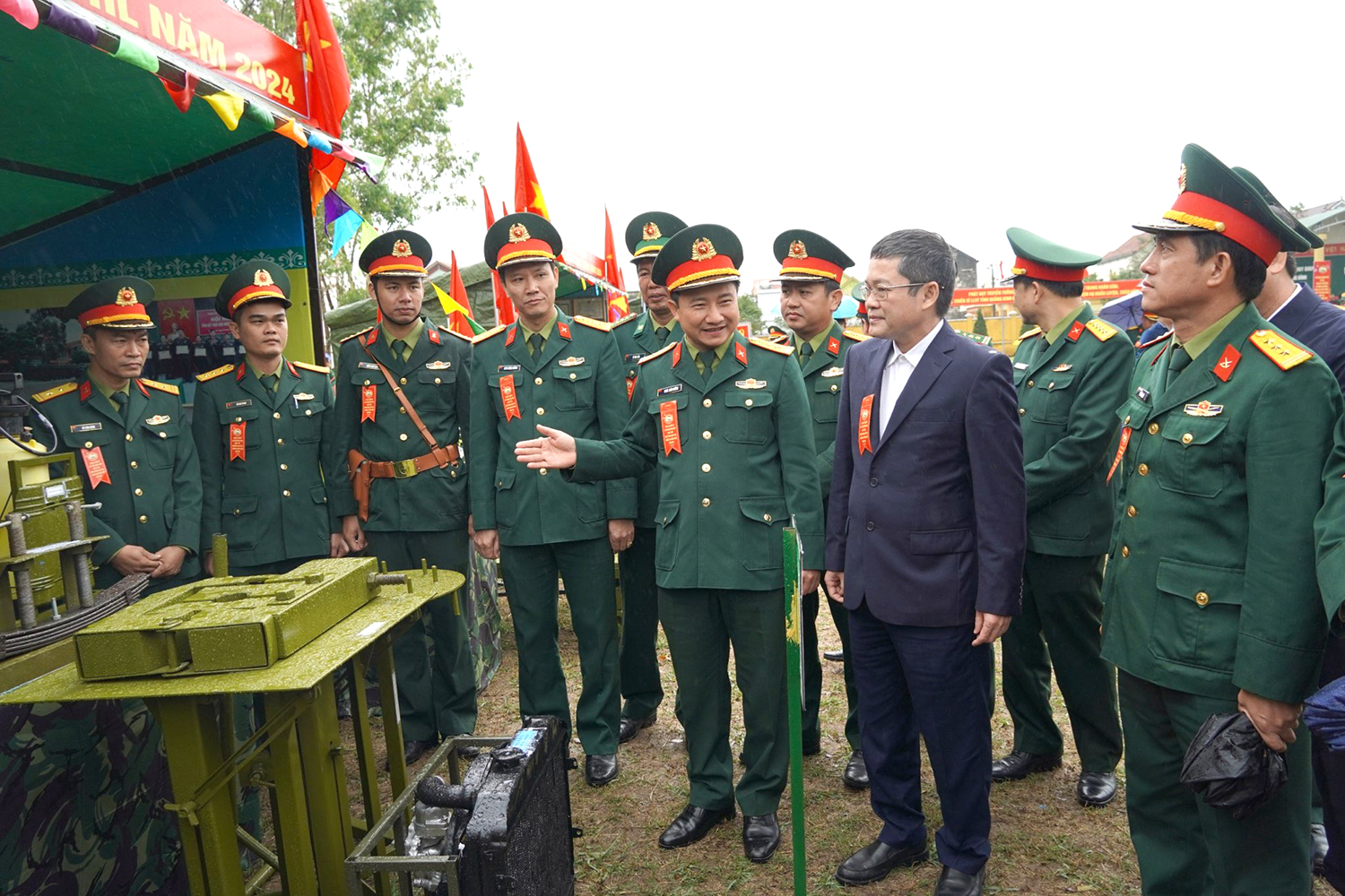 Lực lượng vũ trang tỉnh quyết tâm hoàn thành tốt nhiệm vụ huấn luyện năm 2024