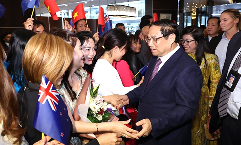 Thủ tướng Phạm Minh Chính gặp gỡ kiều bào tại New Zealand