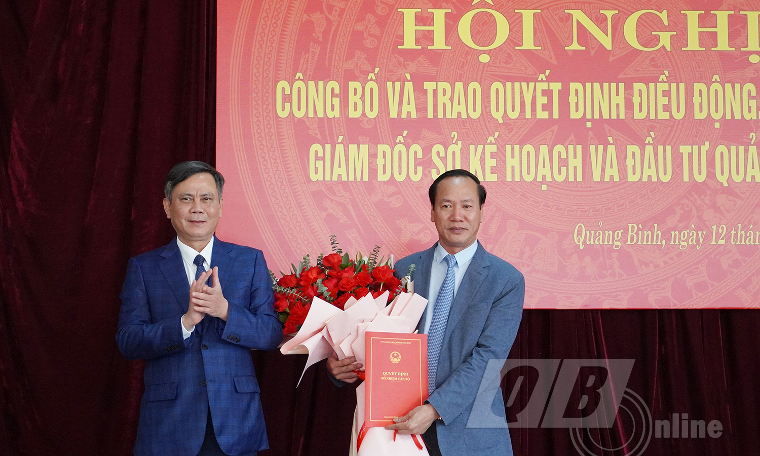 Trao quyết định điều động, bổ nhiệm Giám đốc Sở Kế hoạch và Đầu tư