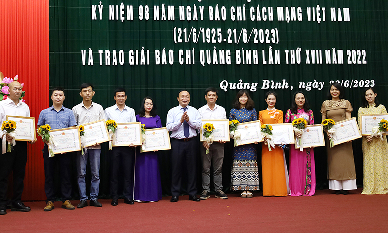 Thông báo về việc gửi tác phẩm báo chí dự Giải báo chí Quảng Bình lần XVIII-năm 2023