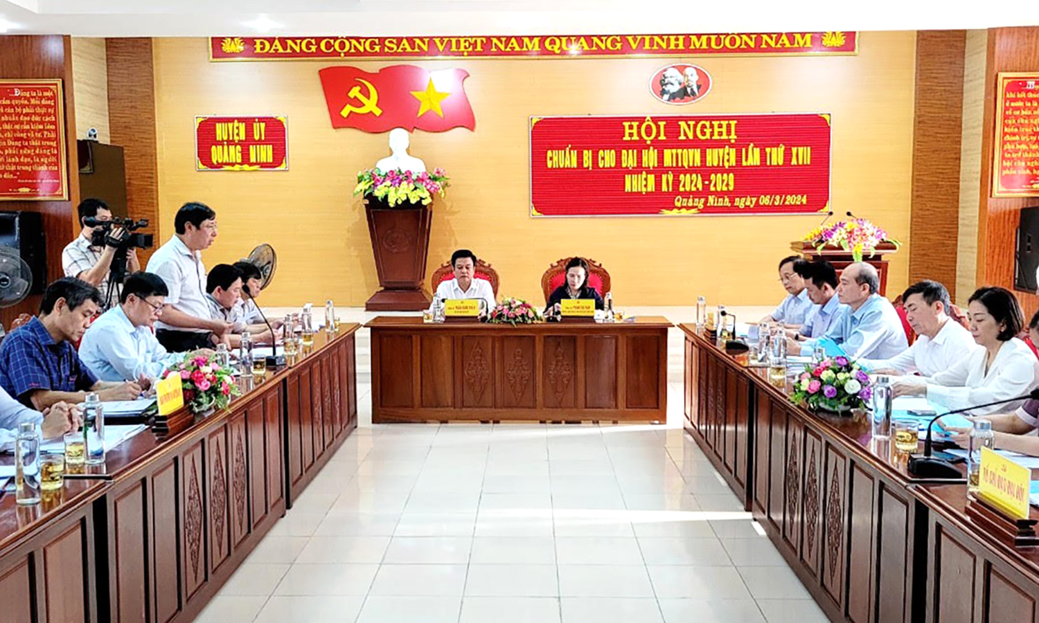 2/8 đơn vị cấp huyện hoàn thành đại hội MTTQVN cấp xã, phường, thị trấn