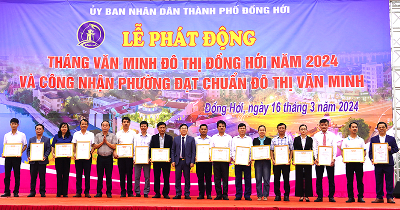 Phát động "Tháng Văn minh đô thị Đồng Hới năm 2024"