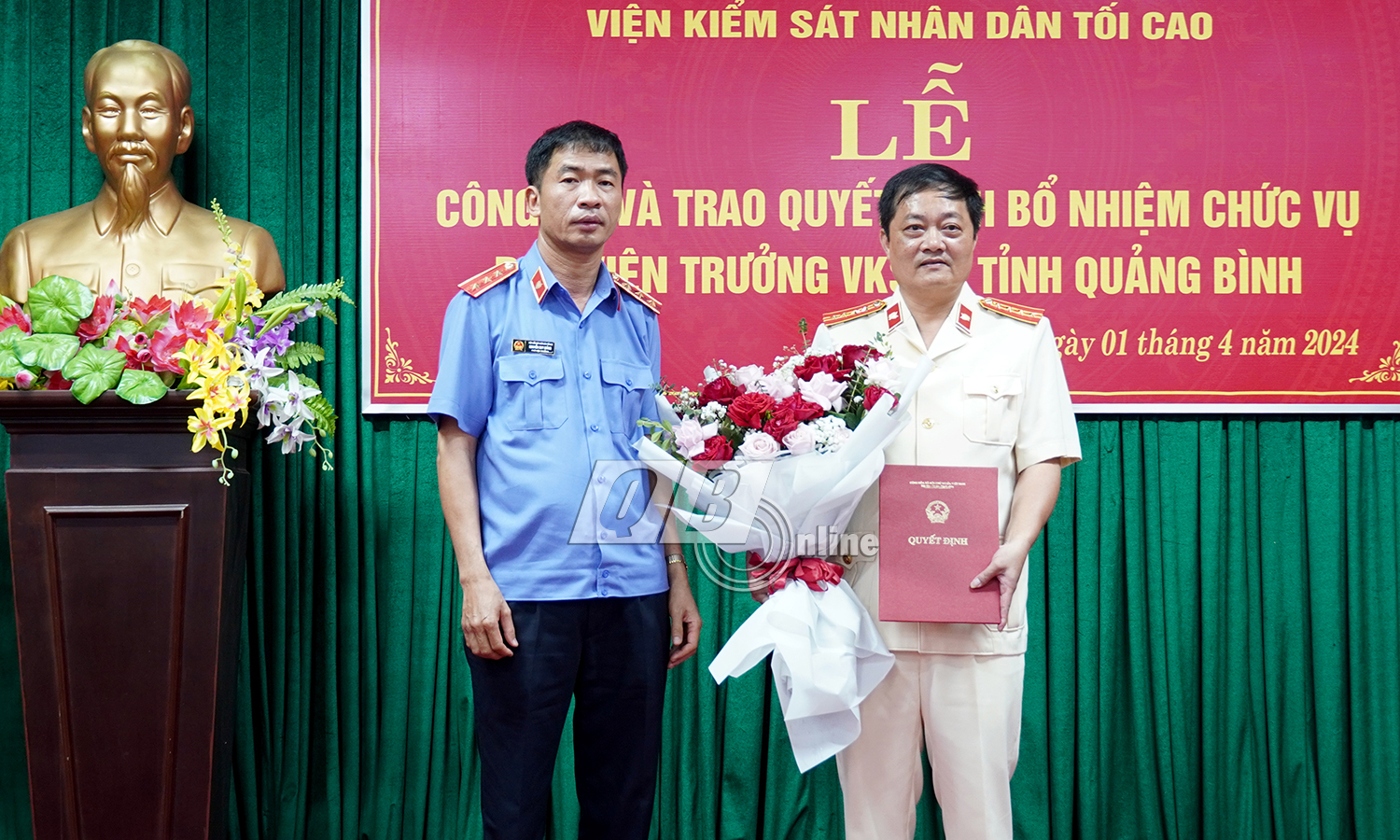 Công bố quyết định bổ nhiệm Phó Viện trưởng Viện Kiểm sát nhân dân tỉnh