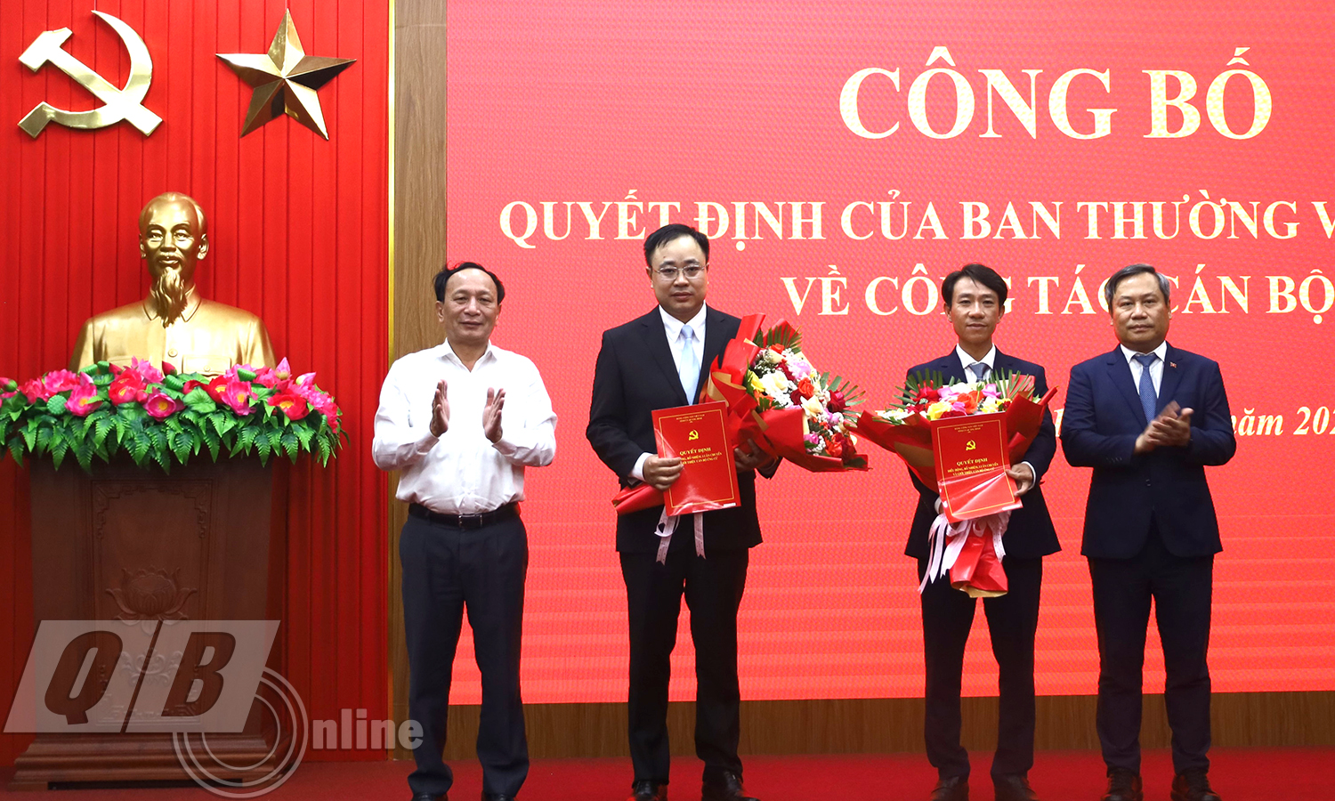 Công bố quyết định bổ nhiệm lãnh đạo Văn phòng Tỉnh ủy
