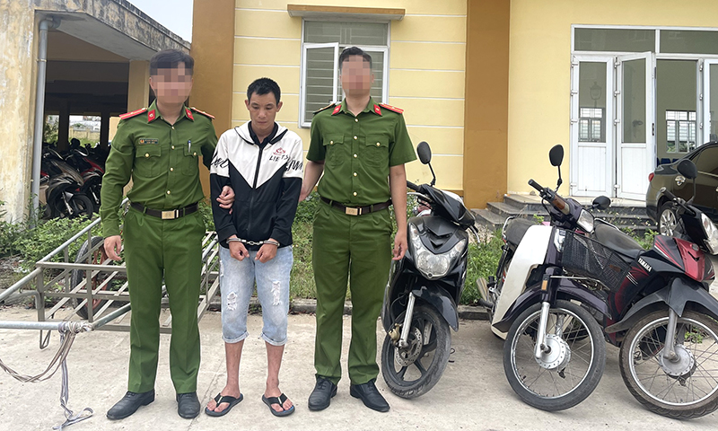 Bắt giữ đối tượng trộm cắp hàng loạt xe máy tại địa bàn TP. Đồng Hới