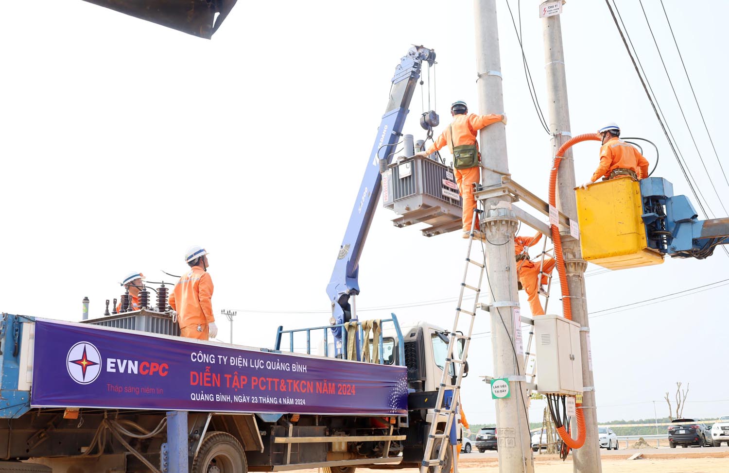 PC Quảng Bình: Diễn tập phòng, chống thiên tai và tìm kiếm cứu nạn năm 2024