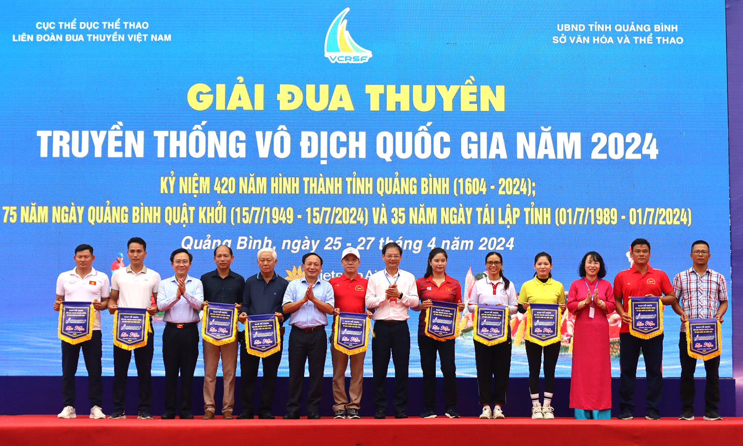 Khai mạc giải đua thuyền truyền thống vô địch quốc gia năm 2024