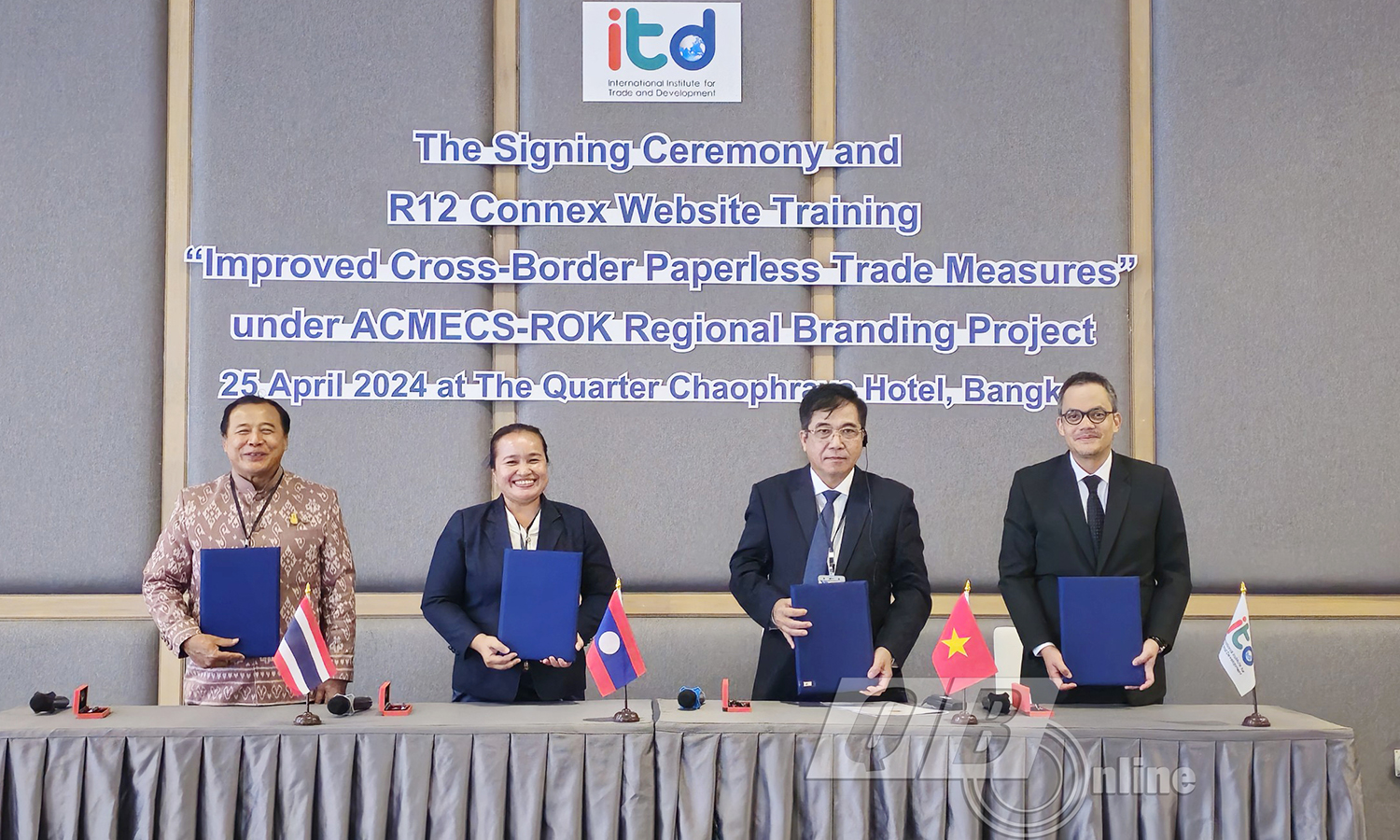 Hợp tác thúc đẩy thương mại không giấy tờ xuyên biên giới