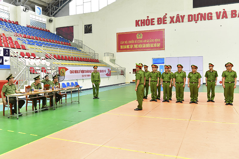"Rèn cán, luyện quân" xây dựng lực lượng Công an trong sạch, vững mạnh