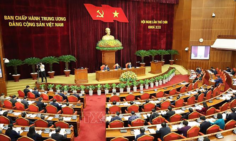 Ngày làm việc thứ nhất hội nghị Trung ương 9 khóa XIII