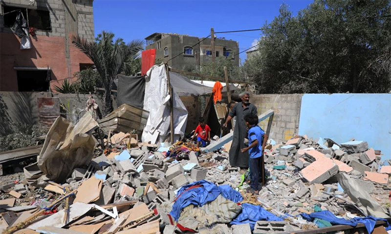 Số người Palestine chết ở Gaza tăng lên 35.456