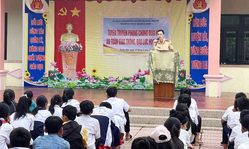 Quảng Trạch: Xử phạt vi phạm an toàn giao thông hơn 2,7 tỷ đồng