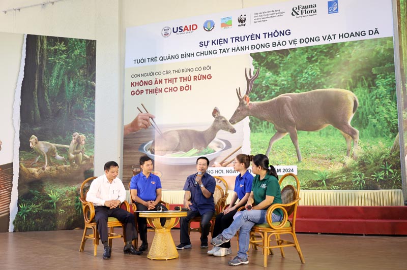 Tuổi trẻ Quảng Bình chung tay "Bẻ gãy mắt xích tiêu dùng thú hoang dã"