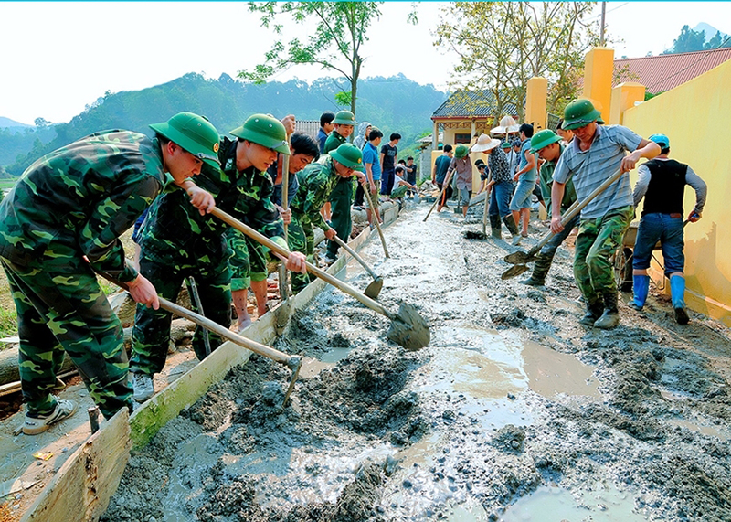 Bộ đội Biên phòng: Tích cực tham gia xây dựng hệ thống chính trị cơ sở
