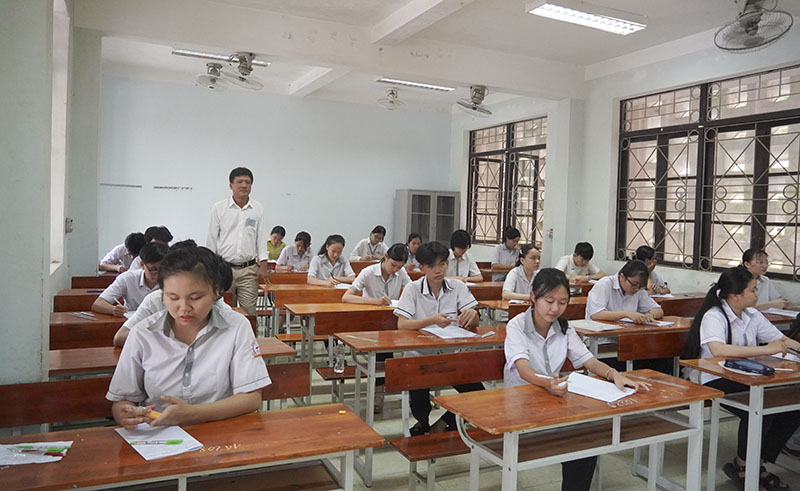 Thi tuyển vào lớp 10 Trường THPT chuyên Võ Nguyên Giáp: Tỷ lệ chọi khá cao