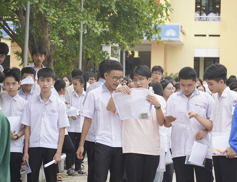 Thí sinh tự tin "tranh suất" vào Trường THPT chuyên Võ Nguyên Giáp