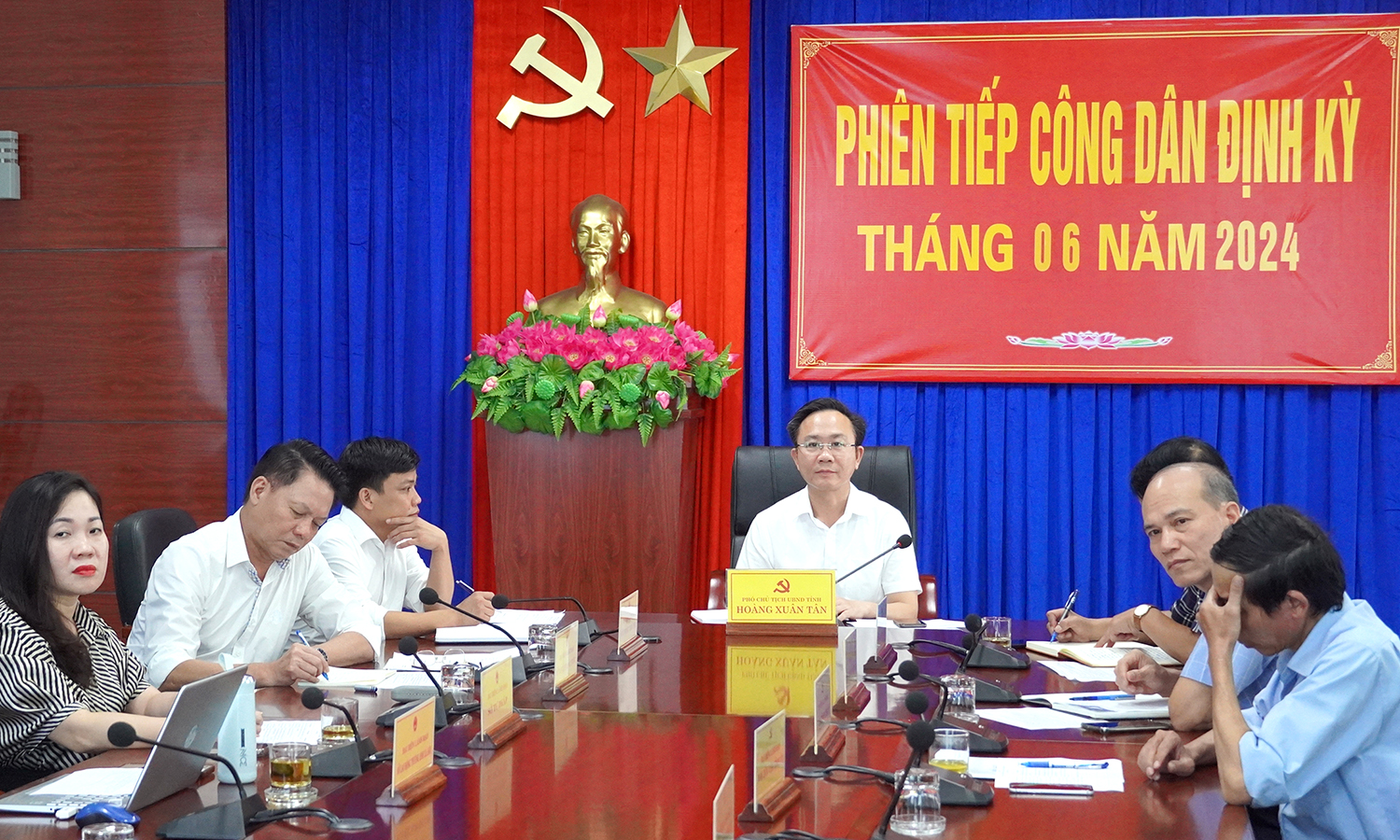 Lãnh đạo tỉnh tiếp công dân định kỳ tháng 6/2024