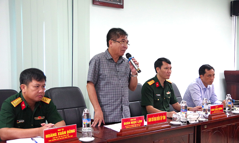 Kiểm tra công tác chuẩn bị diễn tập phòng, chống cháy rừng và tìm kiếm cứu nạn