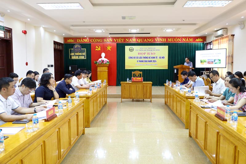 Công bố số liệu thống kê kinh tế-xã hội 6 tháng đầu năm 2024