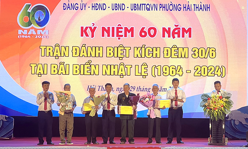 Kỷ niệm 60 năm trận đánh biệt kích tại bãi biển Nhật Lệ