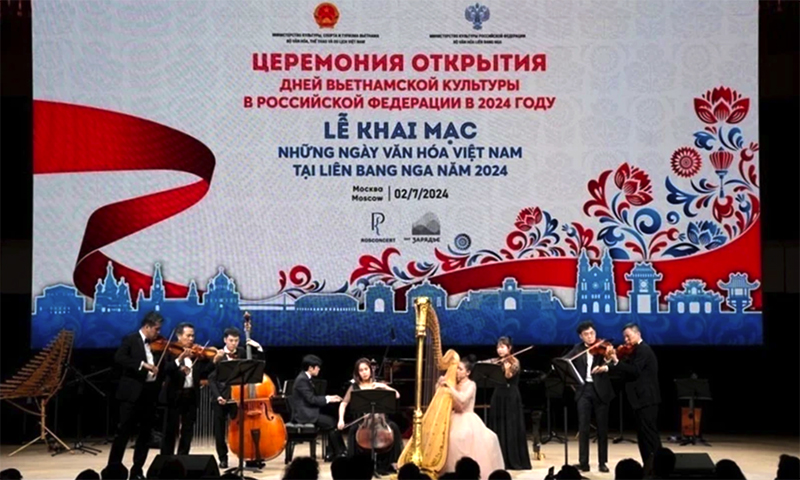 Khai mạc "Những ngày văn hóa Việt Nam tại Liên bang Nga"