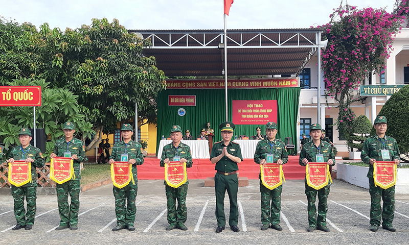 Bộ Chỉ huy BĐBP tỉnh: Tổ chức hội thao thể thao quốc phòng năm 2024