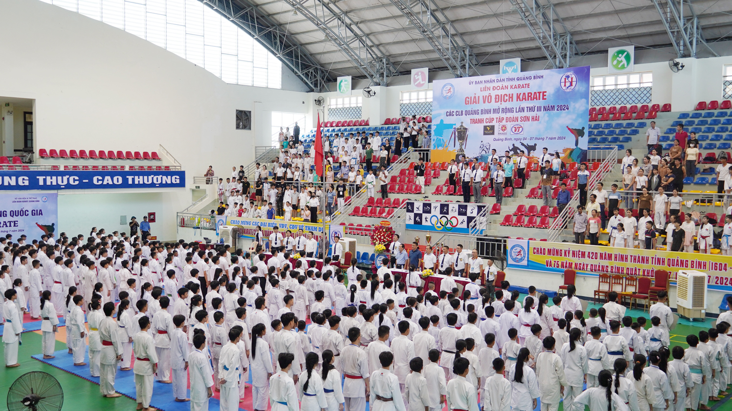 Khai mạc giải vô địch Karate các CLB Quảng Bình mở rộng lần thứ III