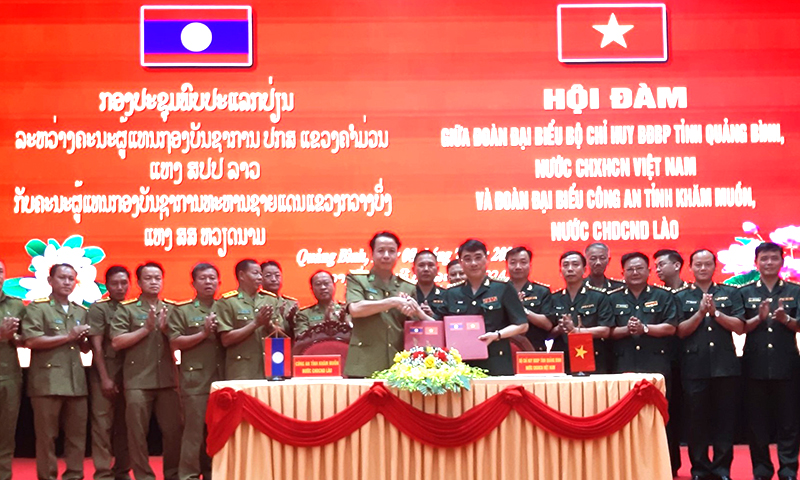 Hội đàm về công tác quản lý, bảo vệ biên giới