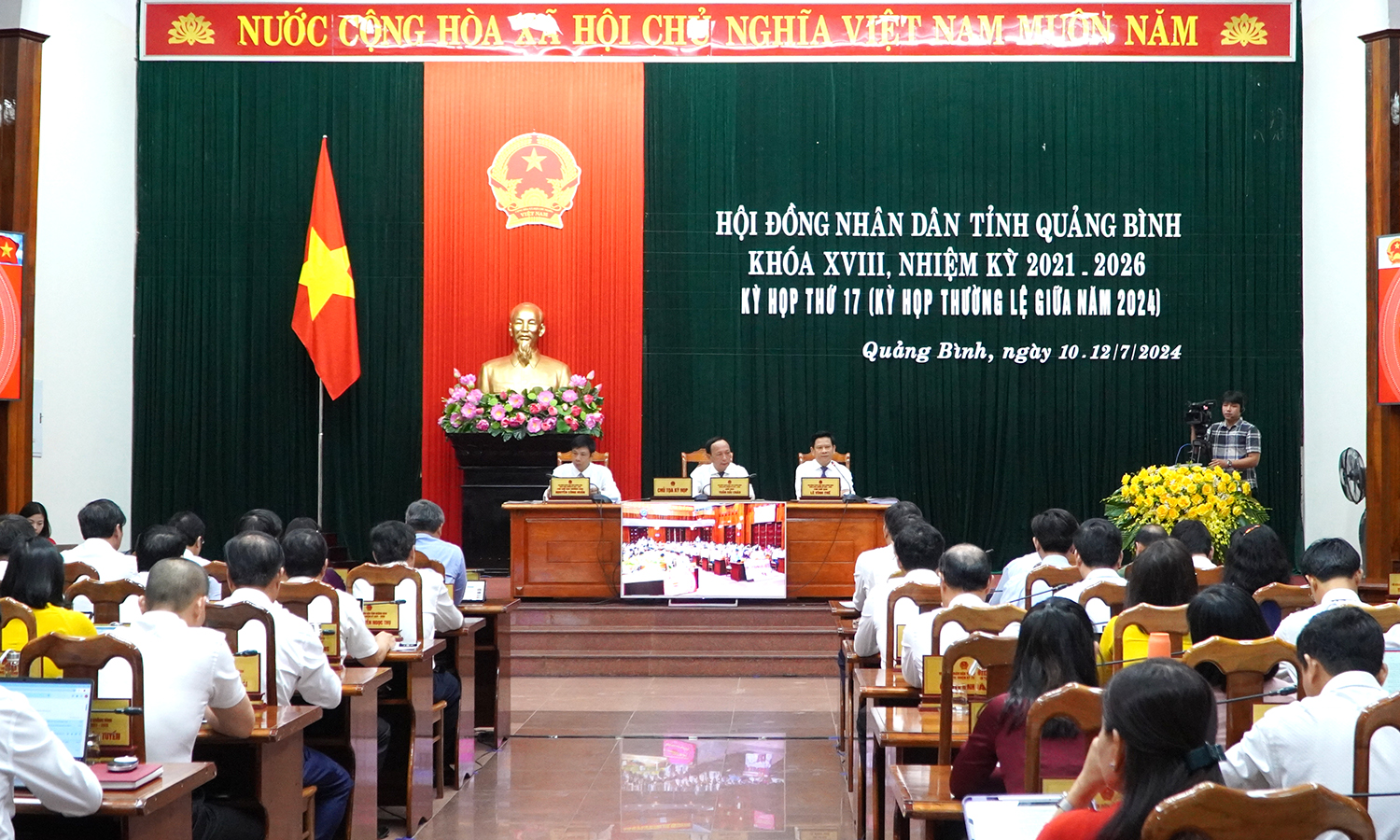 Khai mạc kỳ họp thứ 17, HĐND tỉnh khóa XVIII