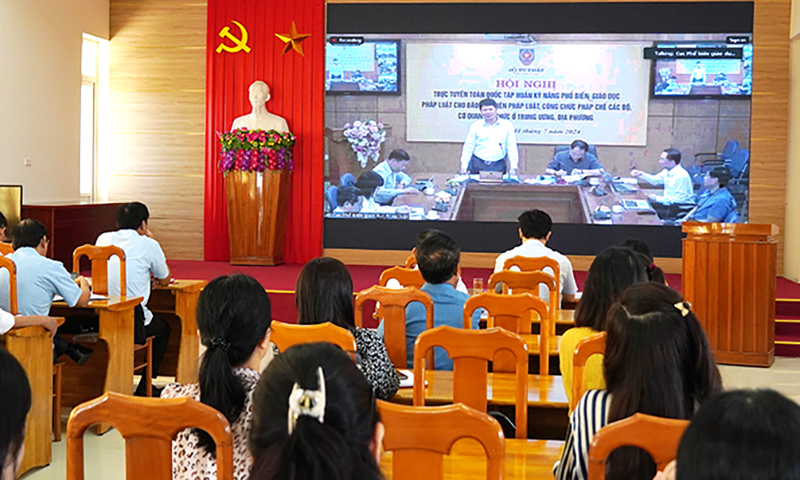 Tập huấn kỹ năng phổ biến, giáo dục pháp luật