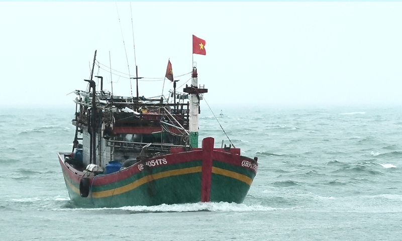 Kêu gọi tàu thuyền vào bờ, chủ động ứng phó với mưa lũ
