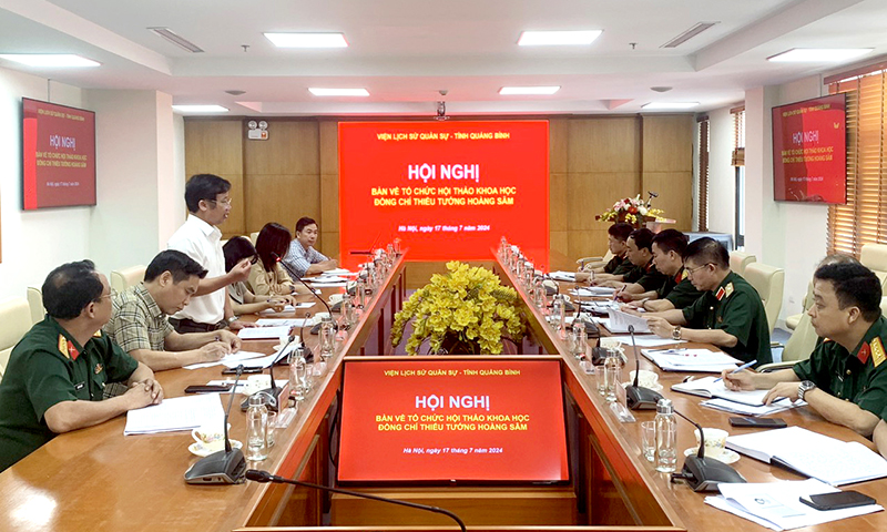 Hội thảo khoa học về đồng chí Thiếu tướng Hoàng Sâm dự kiến tổ chức vào tháng 11/2024
